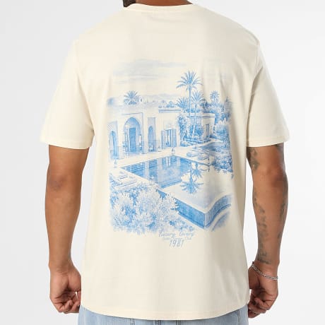 Luxury Lovers - Camiseta Oversize Gsc Morocco Beige