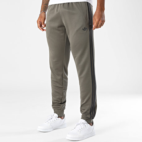 Adidas Originals - Pantalon Jogging A Bandes SST Tracksuit KT5041 Vert Kaki