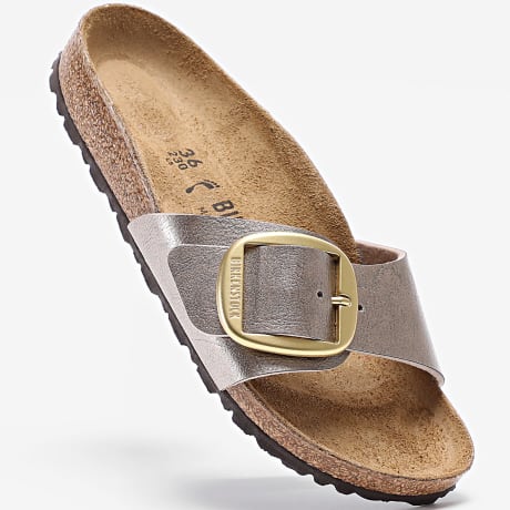 BIRKENSTOCK - Sneakers Damen Madrid Big Buckle Graceful Taupe