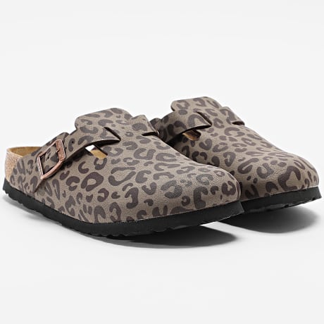 BIRKENSTOCK - Sandalen Damen Boston 2.0 Leo Mocca