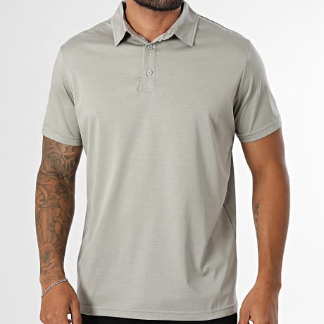 Frilivin - Polo Kurzarm 652 Grau Meliert