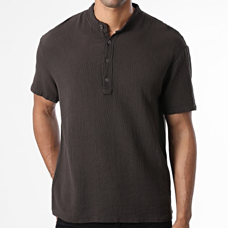 Frilivin - Kurzarm-Poloshirt 329 Dunkelbraun