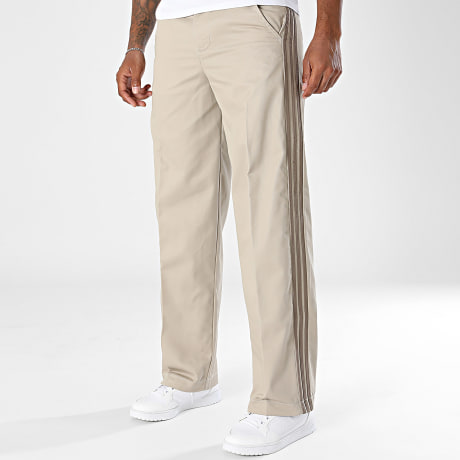 Adidas Originals - Pantalón con Bandas 3 Stripes Plisado KS4175 Beige