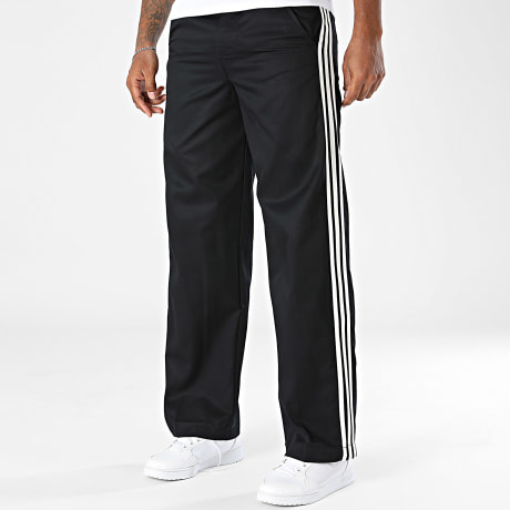 Adidas Originals - Pantalón A Bandas 3 Stripes Plisado KE4177 Negro