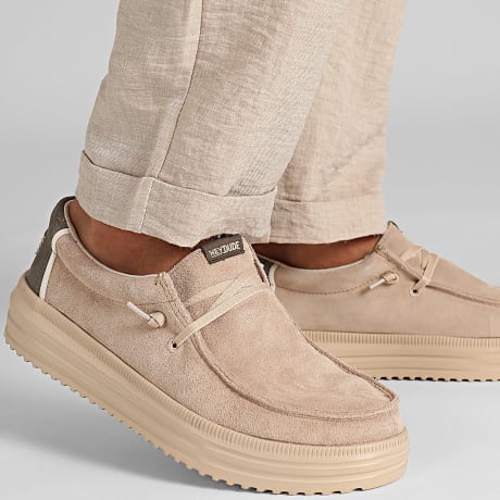 Hey Dude - Mocassins Suede Rev Suede Sesam