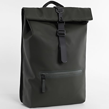 Rains - Sac A Dos Rolltop Vert Kaki