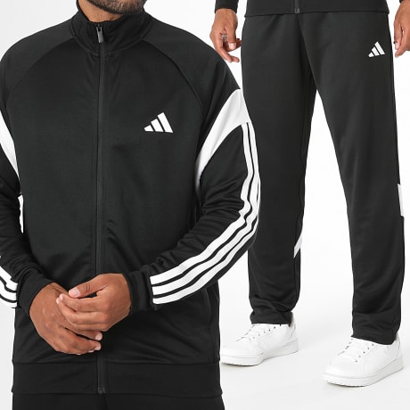 Adidas Sportswear - Ensemble De Survetement A Bandes Teamsport KH2736 Noir Blanc