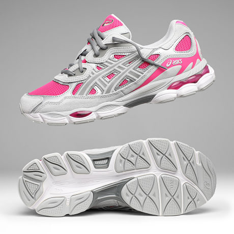 Asics - Baskets Gel NYC 1203A383 Pink Glow Concrete