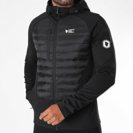 Comme Des Loups - Veste A Capuche Zippée Creed Noir