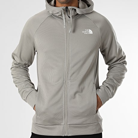 The North Face - Sweat Zippé Capuche Reaxion 2.0 A8DVY Gris