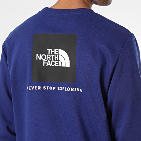 The North Face - Sweat Crewneck Evo Box NSE A8FD3 Bleu Roi