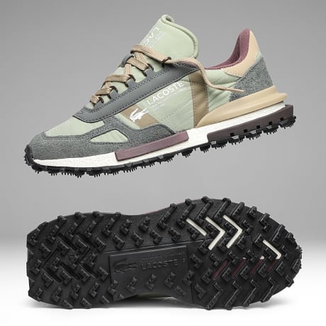 Lacoste - Baskets Elite Active 2263 Dark Grey Light Khaki