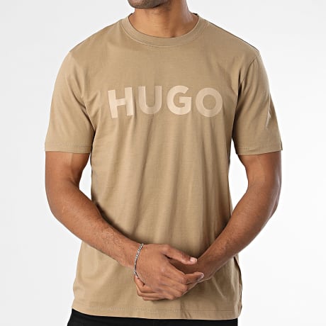 HUGO - Tee Shirt Dulivio 50467556 Beige Foncé