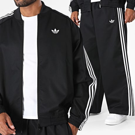 Adidas Originals - Ensemble de survêtement Adicolor Classic Twill KR1371 KR1387 Noir