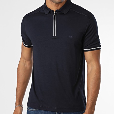 Classic Series - Polo Manga Corta Cuello con Cremallera 898 Azul Marino