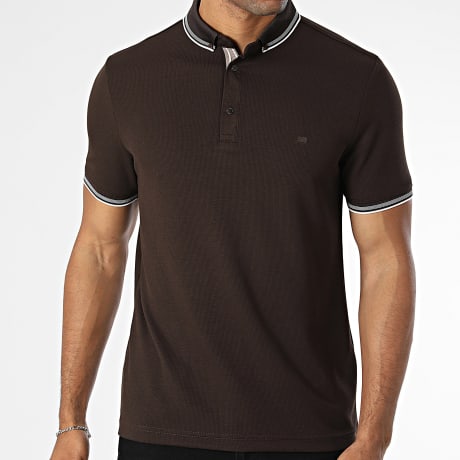 Classic Series - Polo de manga corta 803 Marrón Oscuro