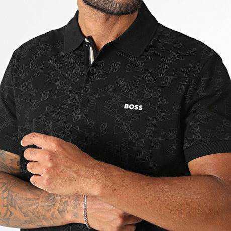 BOSS - Polo Manches Courtes Swing 50564801 Noir