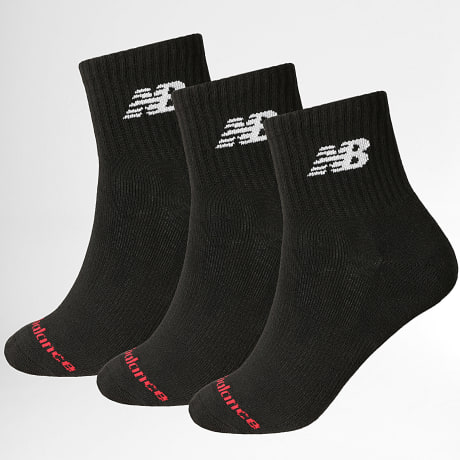 New Balance - Pack de 3 pares de calcetines LAS51303 Negro