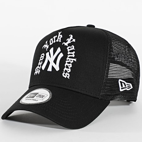 New Era - Gorra Trucker Wordmark NY New York Yankees 60915922 Negro