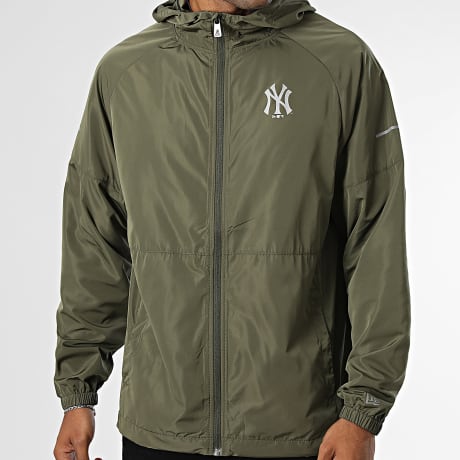 New Era - Jacket Zipped Waterproof NY New York Yankees 60897445 Khaki Green