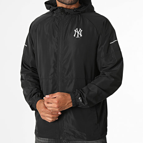 New Era - Veste A Capuche Zippée Imperméable NY New York Yankees 60897463 Noir