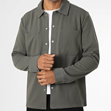 Only And Sons - Surchemise New Kodyl Patch Vert Kaki