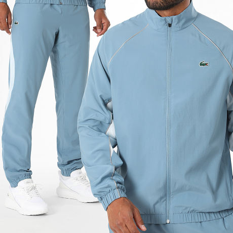 Lacoste - Conjunto Chándal Regular Fit Logo Cocodrilo Azul