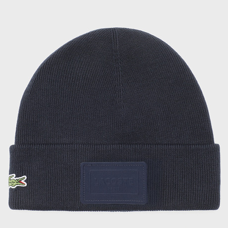 Lacoste - Gorro Patch Azul Marino
