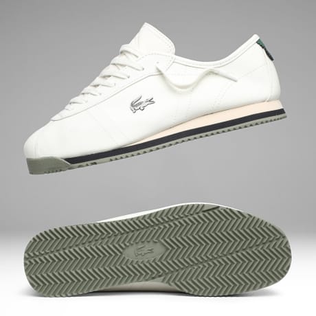 Lacoste - Baskets Club Low 2264 Off White Khaki