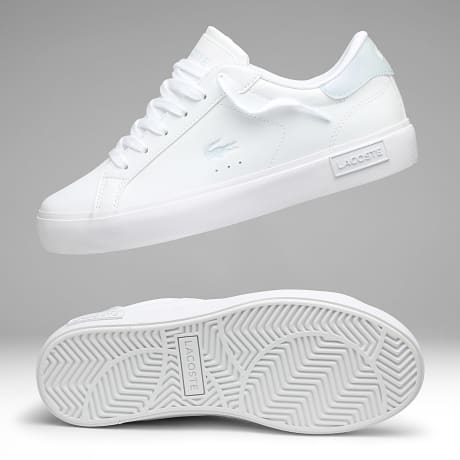 Lacoste - Baskets Femme Powercourt 2263 White Light Blue