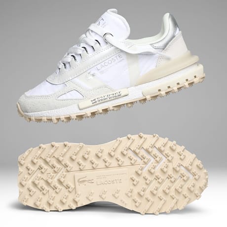Lacoste - Baskets Femme Elite Active 2261 White Silver
