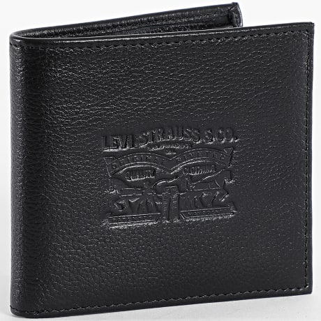 Levi's - Portefeuille En Cuir 77173 Noir