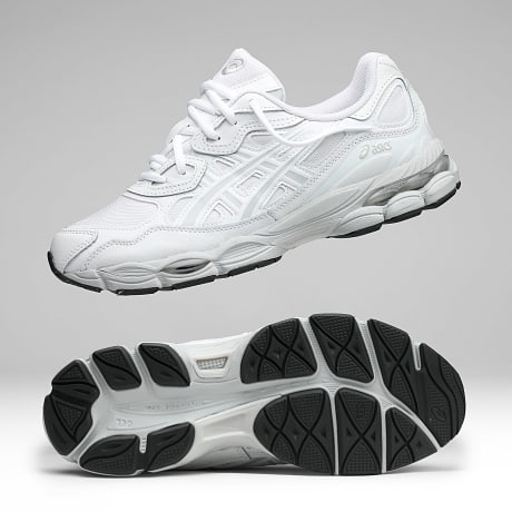 Asics - Sapatilhas Gel NYC 1203A280 Branco Cinza Glacial