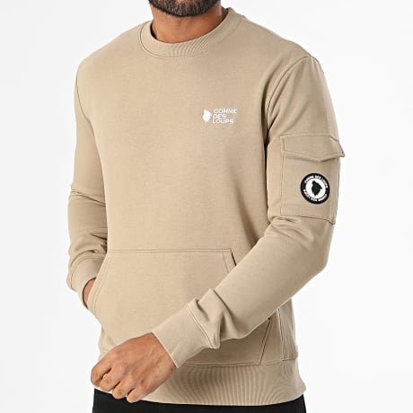 Comme Des Loups - Camisola Crewneck Brooklyn Camel