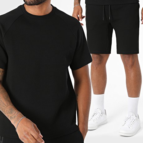 Fusional - Conjunto Camiseta Y Pantalón Corto de chándal 416 Negro