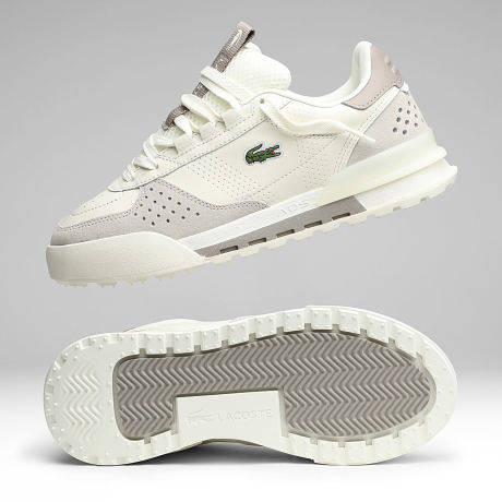 Lacoste - Baskets Femme Slam Break 226 Off White Grey