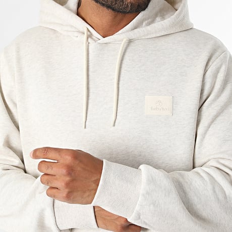 Timberland - Sudadera Capucha Silicon Badge 0YHBB Beige Jaspeado