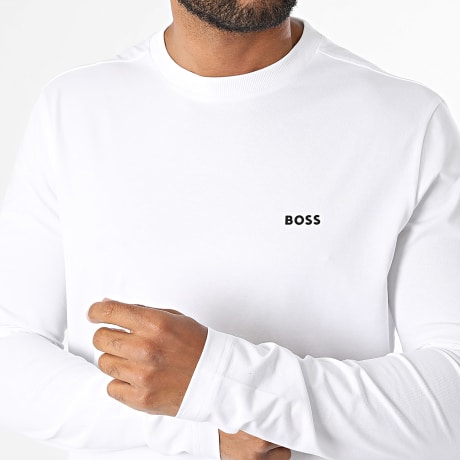 BOSS - Tee Shirt Manches Longues 50506365 Blanc