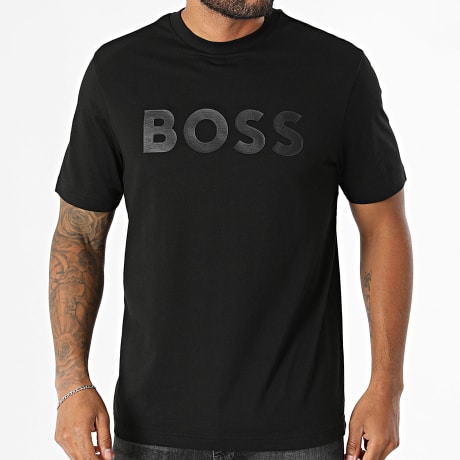 BOSS - Camiseta Structure Logo 50566883 negro