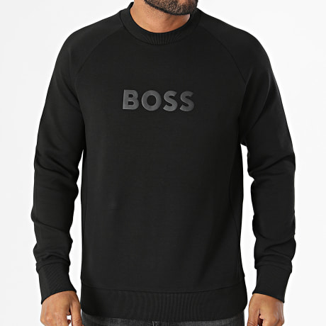 BOSS - Hoodie Crewneck Salbo 50565307 Zwart