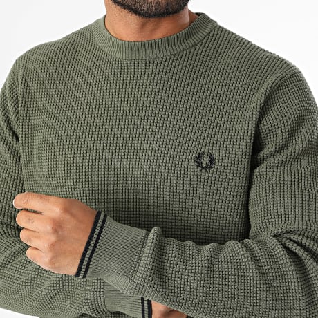 Fred Perry - Pull K6507 Vert Kaki