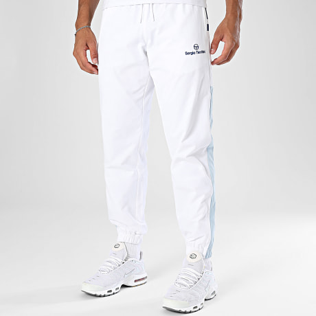 Sergio Tacchini - Pantalon Jogging Musa 41730 Blanc Bleu Clair