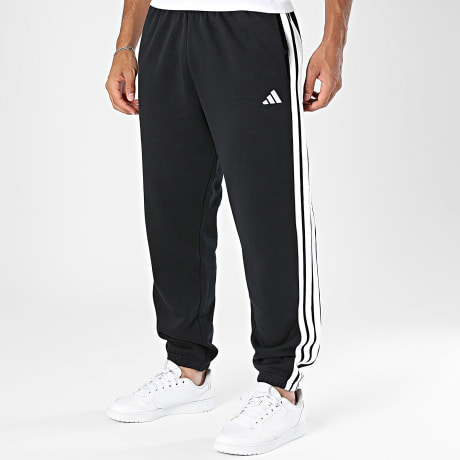 Adidas Sportswear - Pantalon Jogging A Bandes Fleece Tapered Essential KY4130 Noir