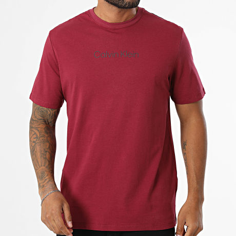 Calvin Klein - Tee Shirt Standard Logo LD230 Bordeaux