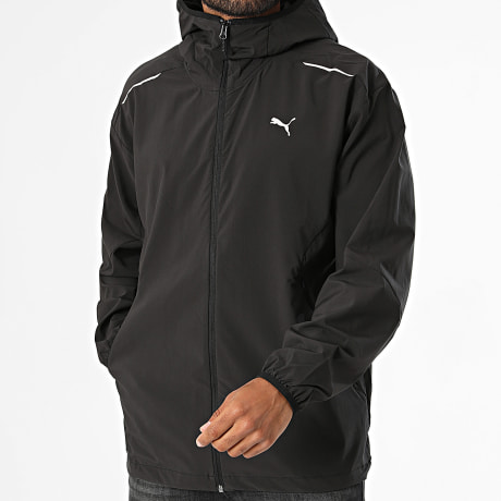 Puma - Jass Met Capuchon Met Rits Pumatech 637482 Zwart