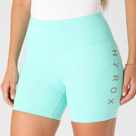 Puma - Short Jogging Femme Essential 529417 Bleu Clair x Hyrox