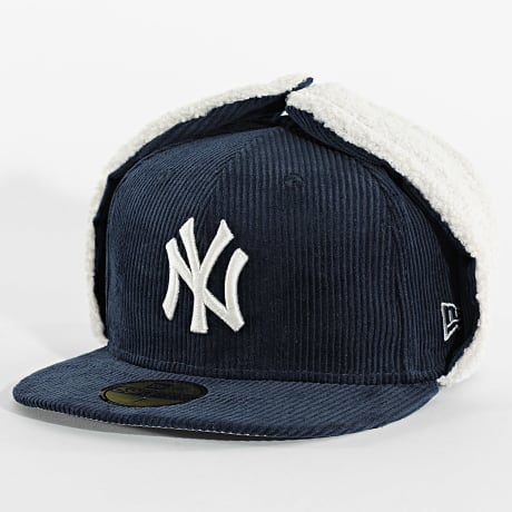 New Era - Casquette Corduroy 9Fifty Dogear NY New York Yankees 60758938 Bleu Marine