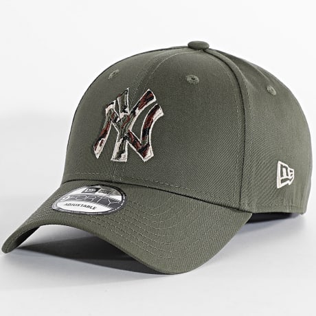 New Era - Casquette MLB Outline Camo 9Forty NY New York Yankees 60915748 Vert Kaki