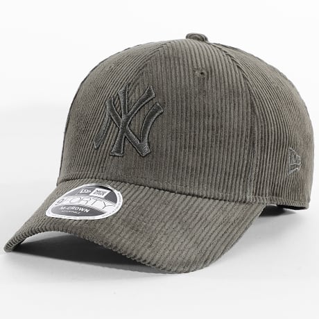 New Era - Casquette Velours Côtelé M-Crown Cord 9Forty NY New York Yankees 60915966 Vert Kaki