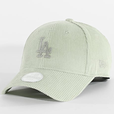 New Era - Casquette Femme Corduroy 9Forty LA Los Angeles Dodgers 60915883 Vert Clair
